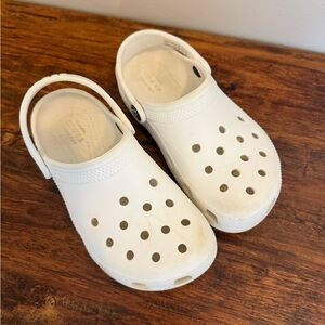 CROCS Kids White Classic Clog Sandals size 13